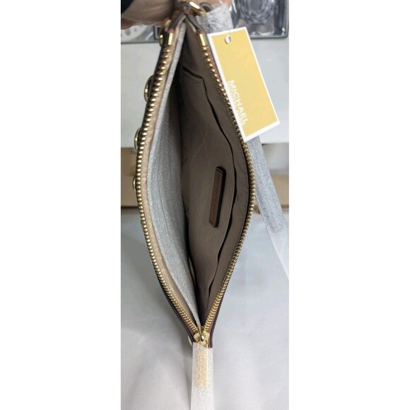 Michael Kors Jetset Studded Pouch - Luggage (Brown) - Picture 4 of 5